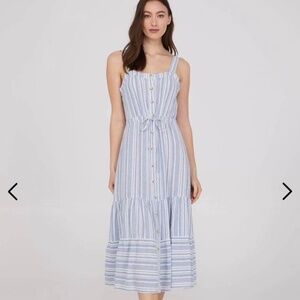 Suzy shier long striped dress